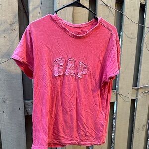 GAP Women’s “Red” Tee with Textured Logo